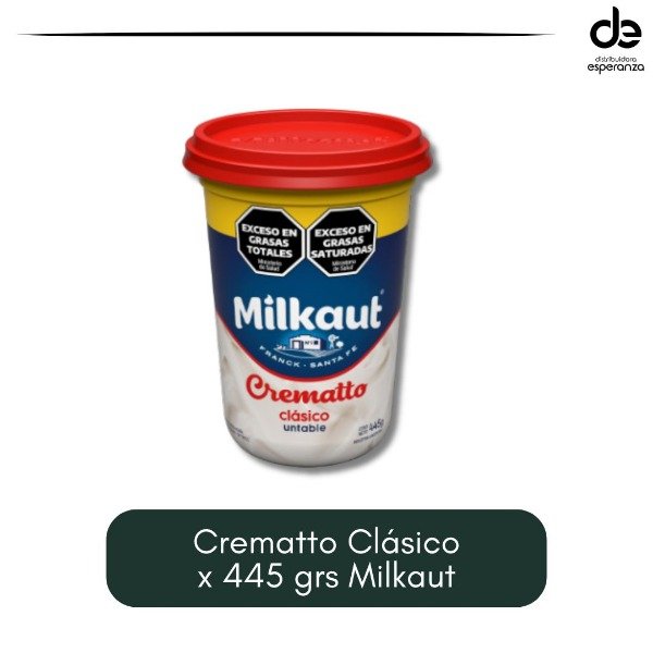 Producto - Crematto Clásico x 445 grs Milkaut