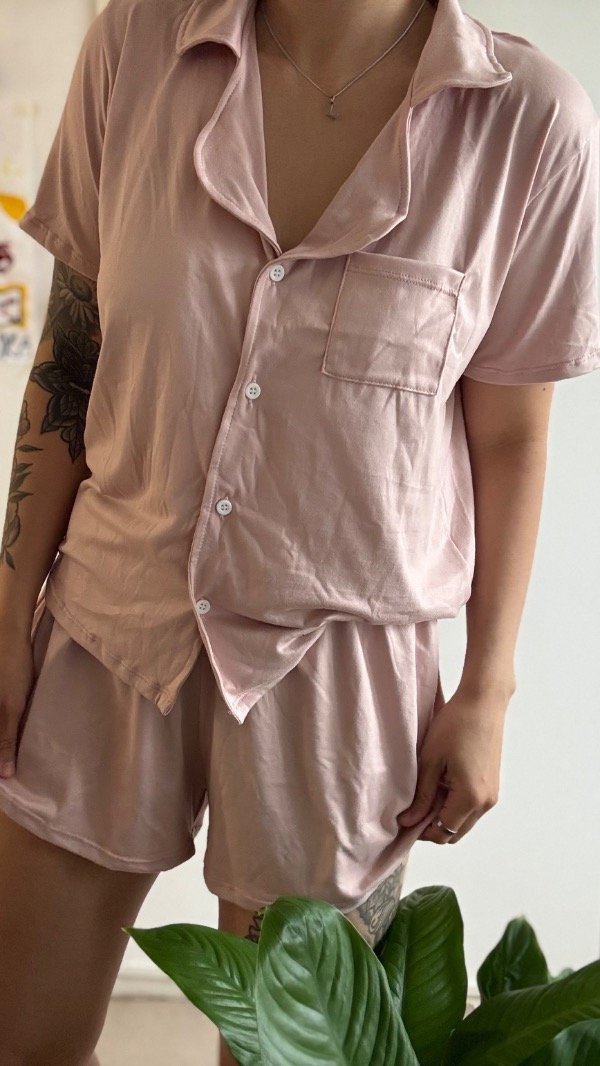 Producto - Conjunto camisero rosa viejo