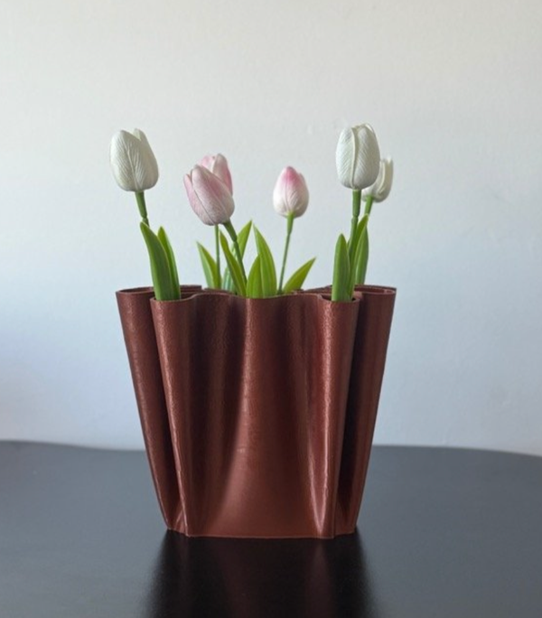 Producto - FLORERO ORIGAMI - ENTREGA INMEDIATA - Cobre