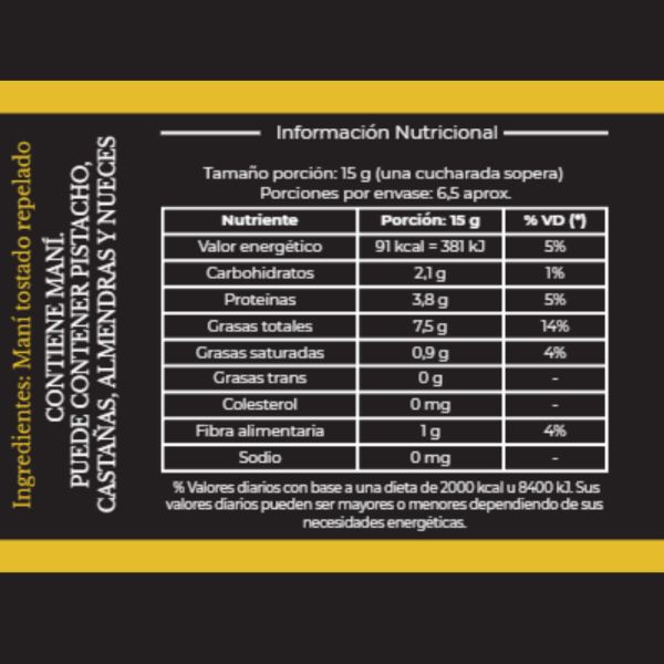 Producto - Pasta de Maní 100g - 1