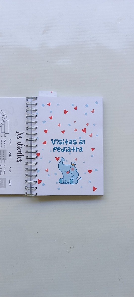 Producto - Cuaderno Pediatrico Elefante Celeste - 4