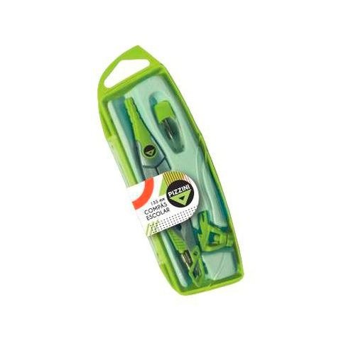 Producto - COMPAS ESCOLAR METALICO MINA/LAPIZ 133MM PIZZINI