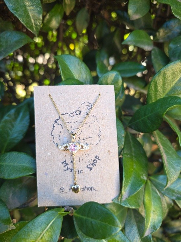 Producto - Collar Corazón Alitas Móviles