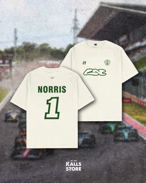 Producto - Remera over Cremita Lando Norris #2champion