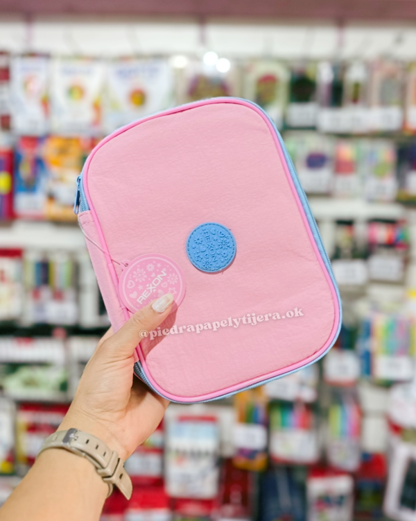 Producto - Cartuchera box rosa