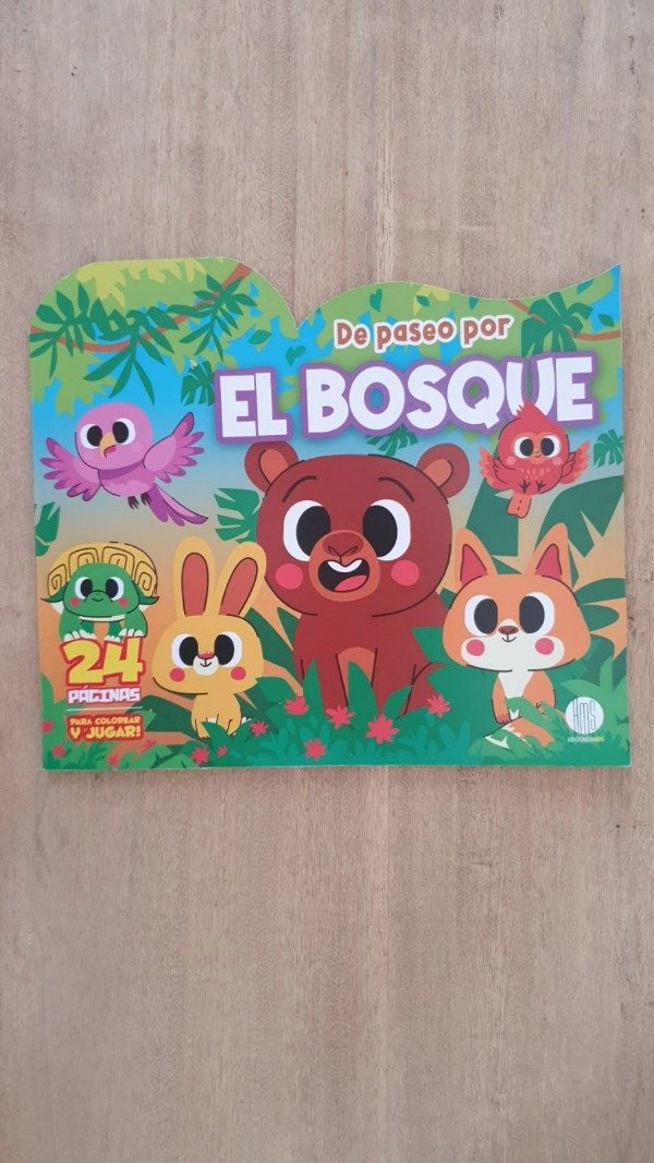 Producto - Libro para colorear de paseo por el bosque