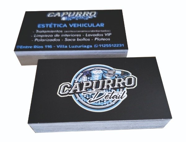 Producto - Tarjetas Frente y Dorso