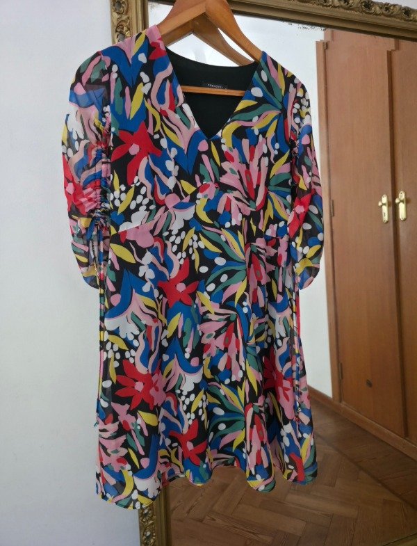 Vestido colores contrastantes — imagen 3