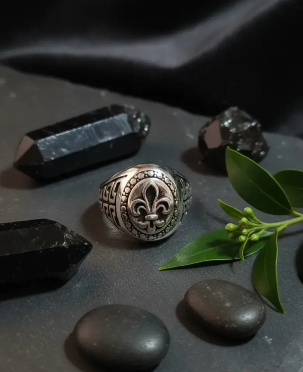 Producto - Anillo flor de liz talle 21