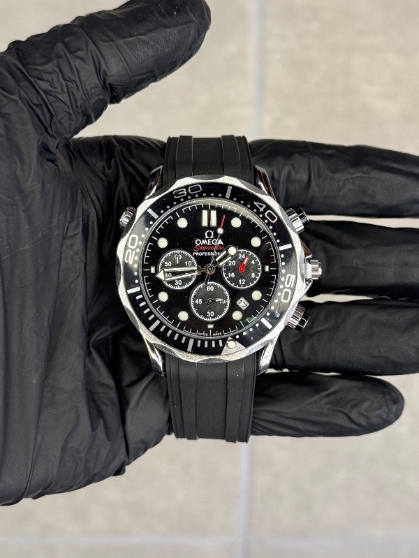 Producto - OMEGA SEAMASTER SILICONA NEGRO (calidad AA+)