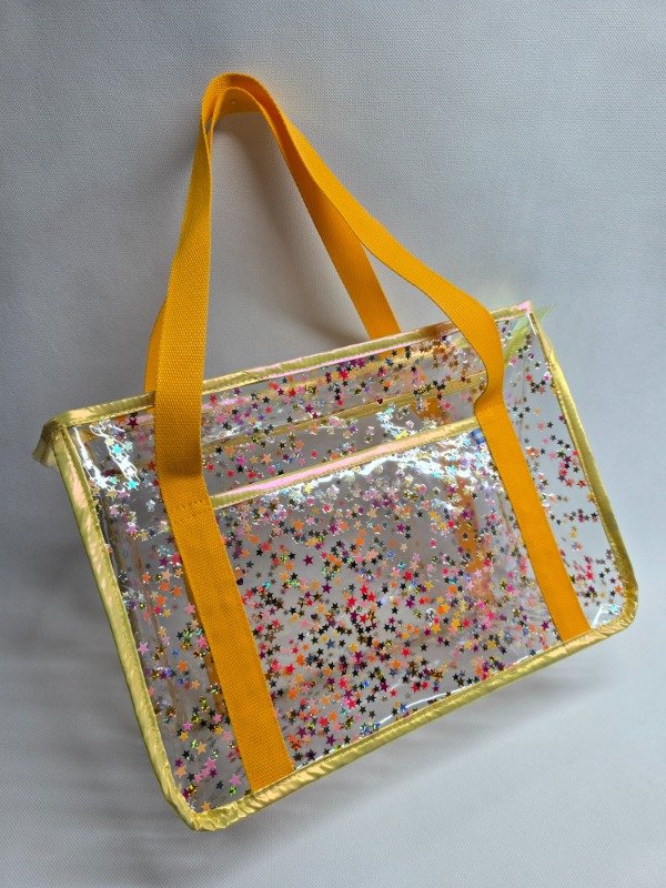 Producto - Aula Chic Bag Estrellas Bies Amarillo