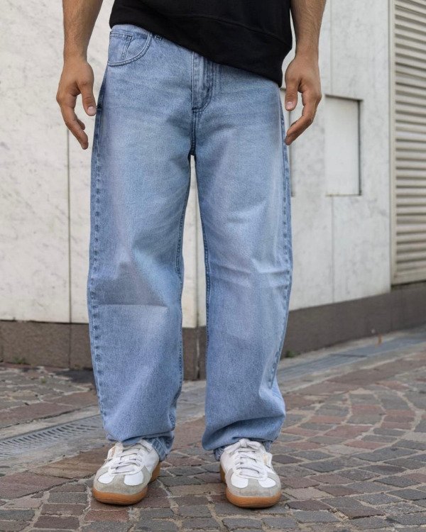 Producto - Jean Baggy Celeste - 0