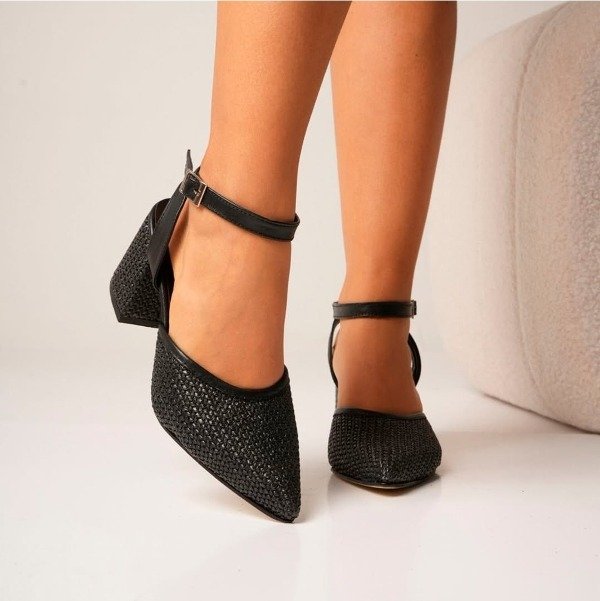 Producto - ZAPATO RAFIA PADUA NEGRA