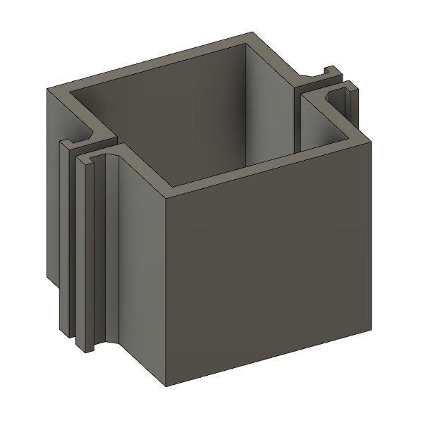 Producto - Molde N11 porta vela cuadrada cemento 02A