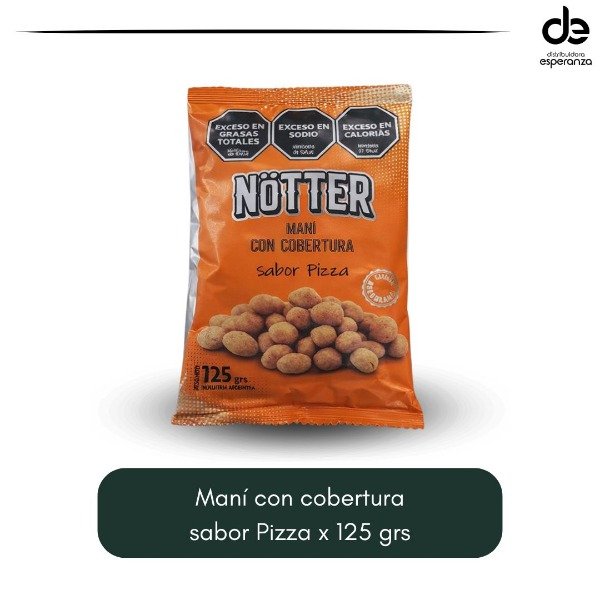 Producto - Maní crocante Notter x 125 grs sabor Pizza