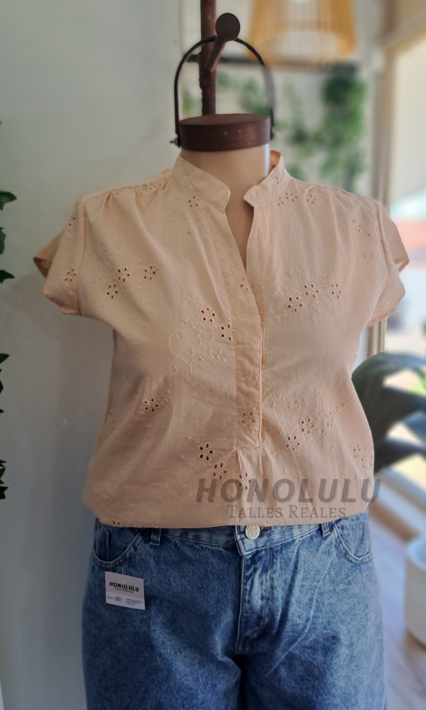 Producto - Camisola Alelí de Broderie Beige