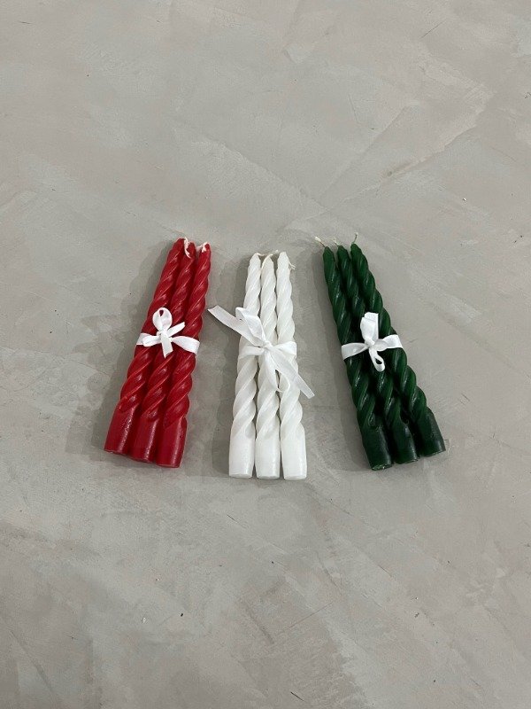 Producto - Velas Torneadas (x3)