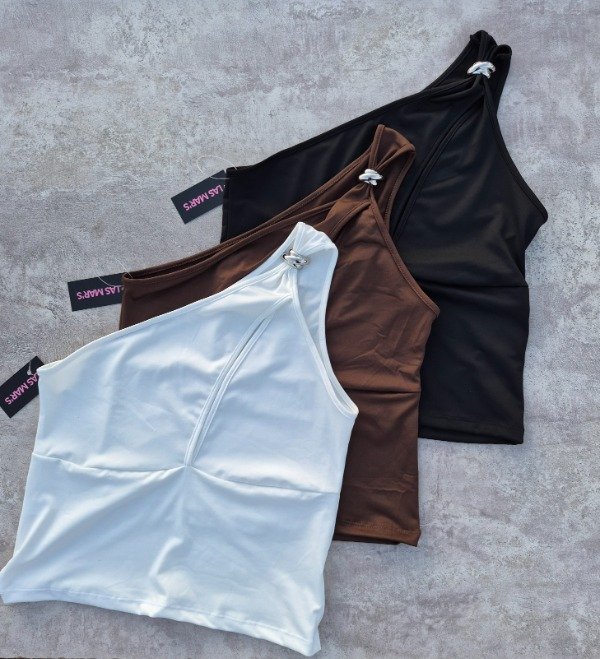Producto - Top un hombro hebilla