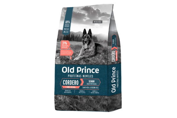 Producto - OLD PRINCE NOVEL CORDERO Y ARROZ ADULTOS SENIOR x 15 kg