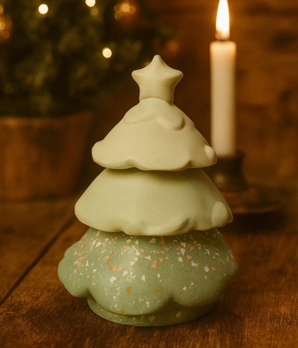 Producto - Pino navideño con 2 velas