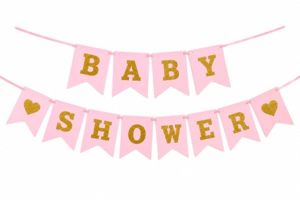 Producto - BANDERIN BABY SHOWER ROSA-CELESTE- BLANCO - 0