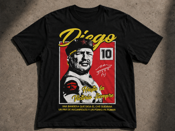 Producto - DIEGO hasta la victoria siempre N2 (remera) - 1