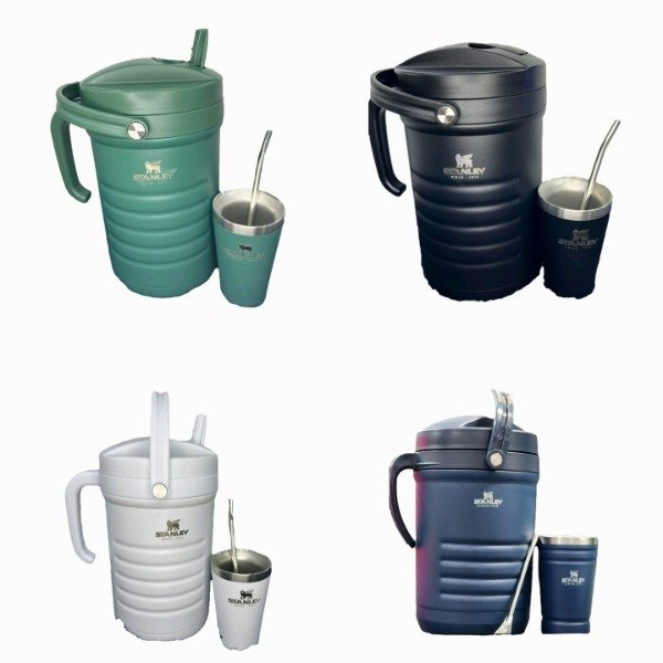 Producto - Termolares De Acero Inoxidable 2.500 L con Vaso y Bombilla