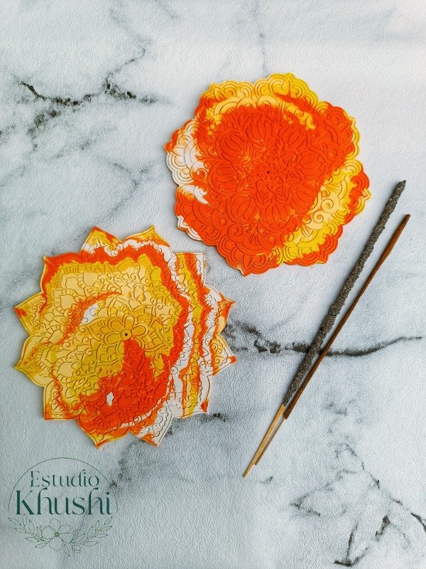 Producto - Porta Sahumerios Flor - Kit x 2