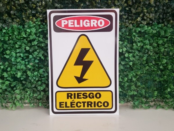 Producto - CARTEL RIESGO ELECTRICO