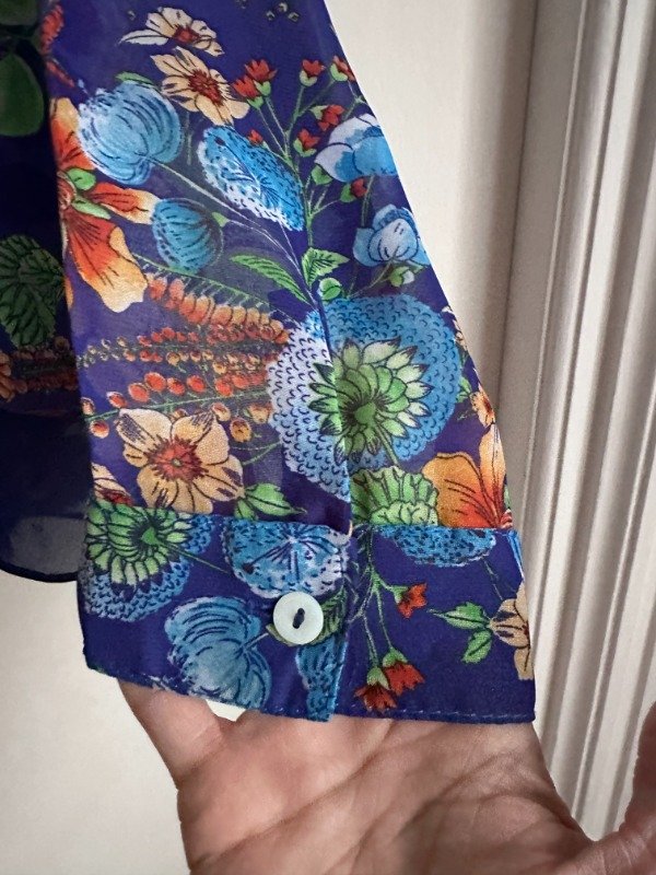 Producto - Camisa Crepe estampada Talle L - 2
