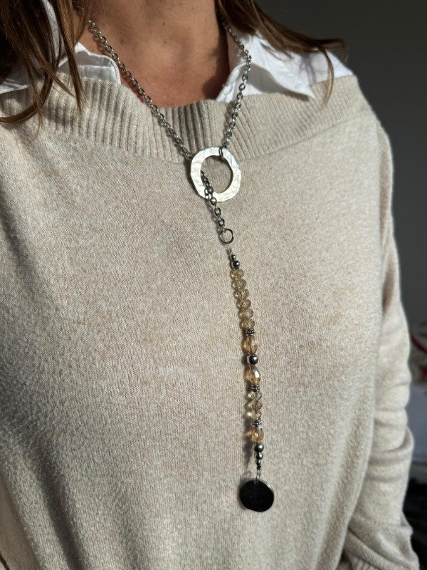 Producto - Collar pasante con cristal de roca