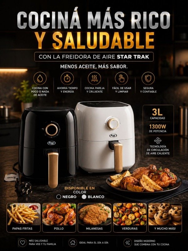 Producto - Freidora de aire Star Trak 3l