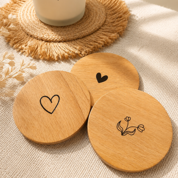 Producto - Tapa en madera Paraiso con diseño