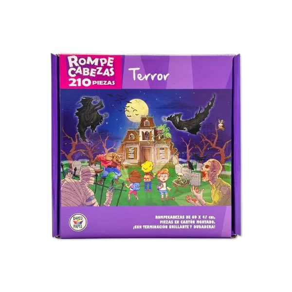 Producto - ROMPEZABEZA 210 PIEZAS TERROR