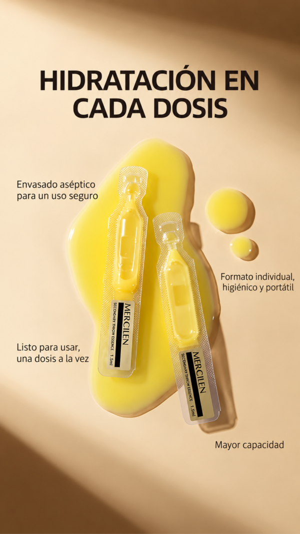 Producto - ESENCIA FACIAL CON PEPTIDOS Y ESCUALANO - 10 AMPOLLAS DE 1,5 ML - 2