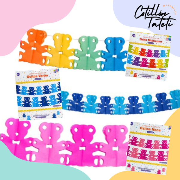 Producto - GUIRNALDA OSITOS - 360X18X17.4CM