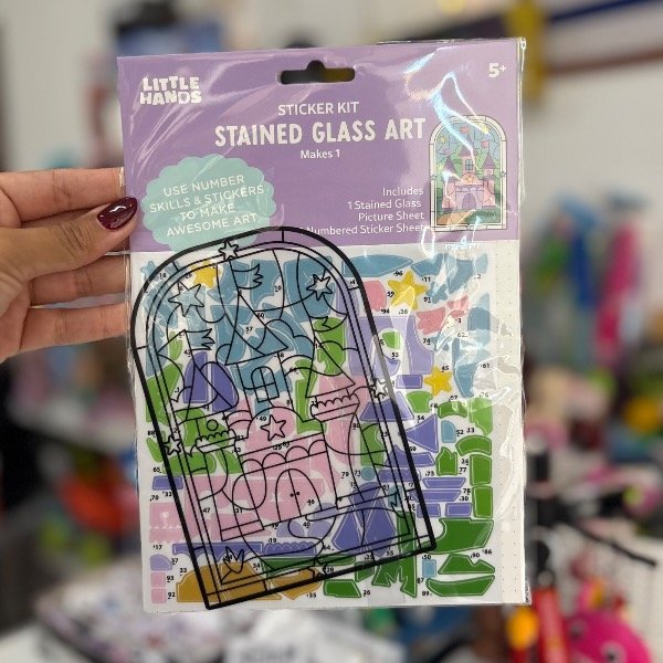 Producto - Kit de vitral con stickers Castillo 7489