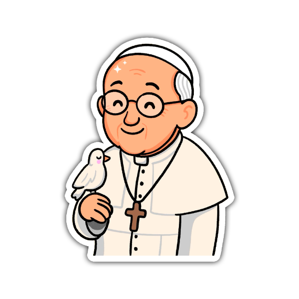 Producto - Sticker Cristianismo 5 Papa Francisco