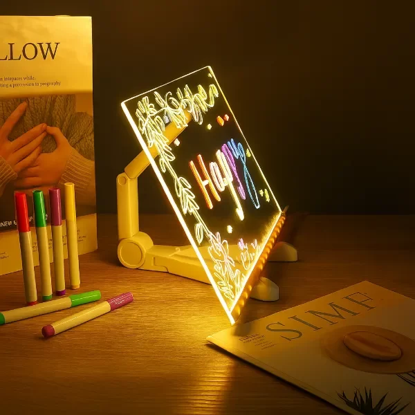 Producto - Pizarra Luminosa con crayones de Neon 20x30 - 2