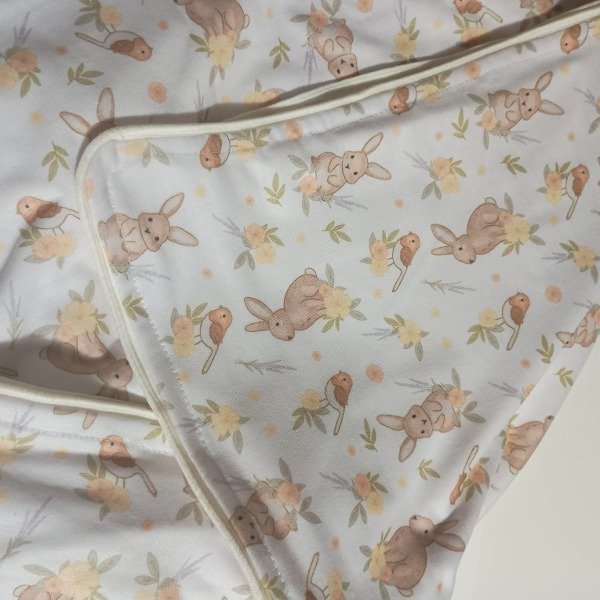 Producto - Manta Recibidora - Diseño Conejitos