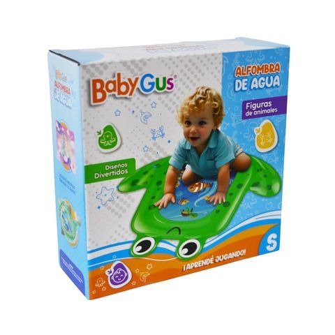 Producto - ALFOMBRA DE AGUA PARA BEBE RANA 55X42CM EN CAJA 18X18X6CM
