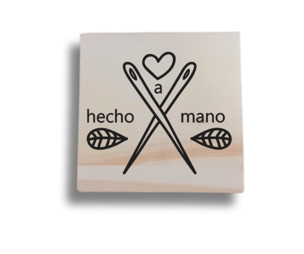 Producto - Sello Manual #18 - Hecho a mano 3