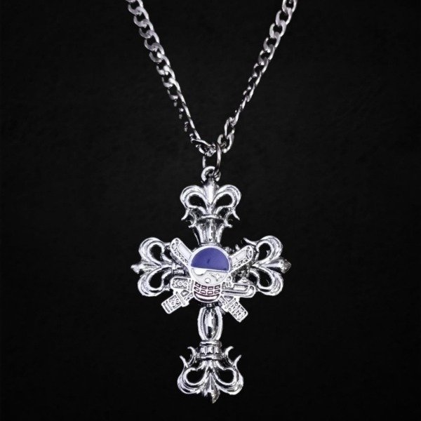 Producto - Collar Cruz centro giratorio