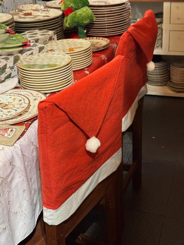 Producto - Funda para silla - gorro de Papá Noel (Efectivo: 9.200)