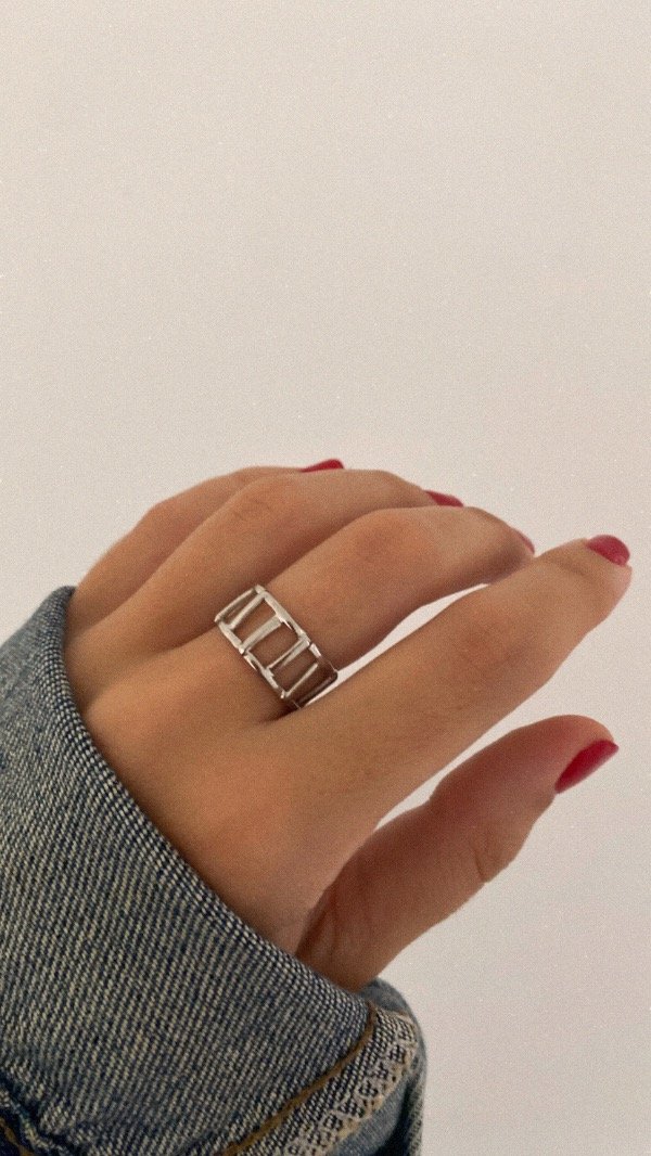 Producto - Anillo Sira acero . REGULABLE A ELECCIÓN