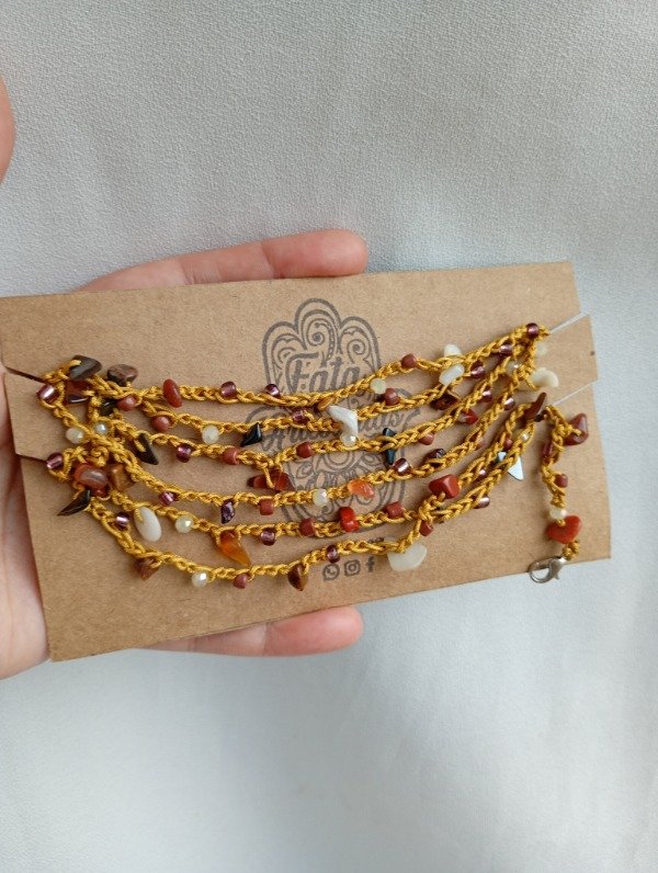 Producto - COLLARES mil vueltas hilo dorado - 2