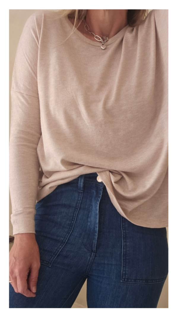 Producto - Sweater tokio tostado lanilla brush MEGA SUAVE