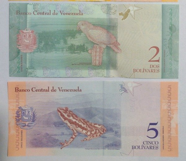 Producto - Venezuela 2 a 100 bolivares 2018 serie fauna (6 billetes) - 1