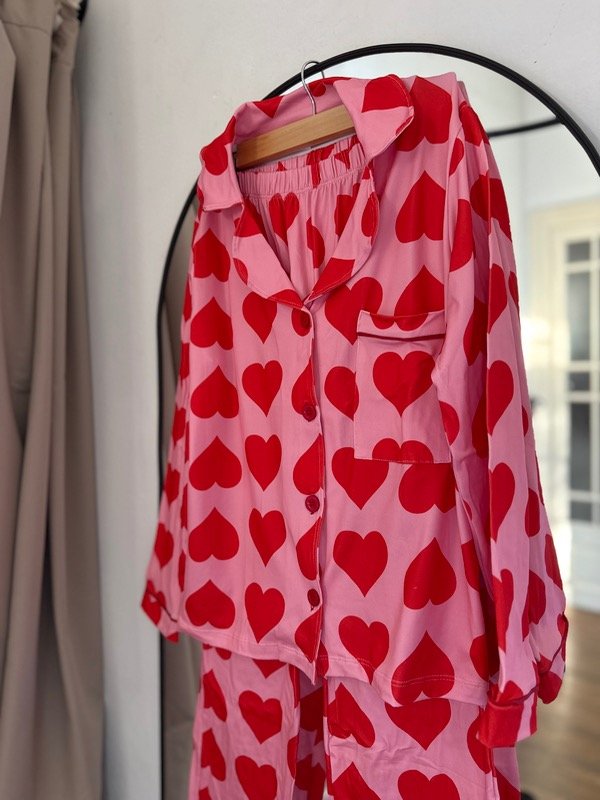 Producto - Pijama Largo camisero Josefina cuore