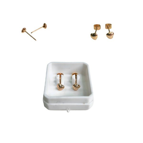 Producto - Abridores Corazoncito 3mm Oro Golfi